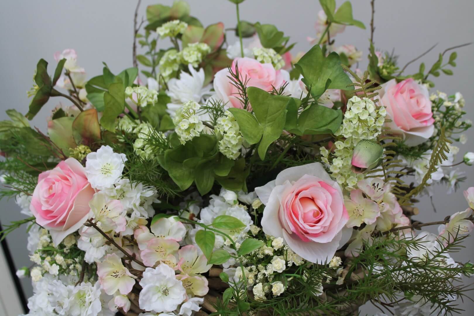 Krans Kunstbloemen - Afbeelding 2