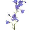 Silk-ka Kunstbloem Campanula Tak Wit - 112 Cm Zijden Bloem Voor Decoratie