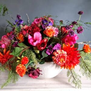 Bloemstuk Dahlia 50 x 80 cm